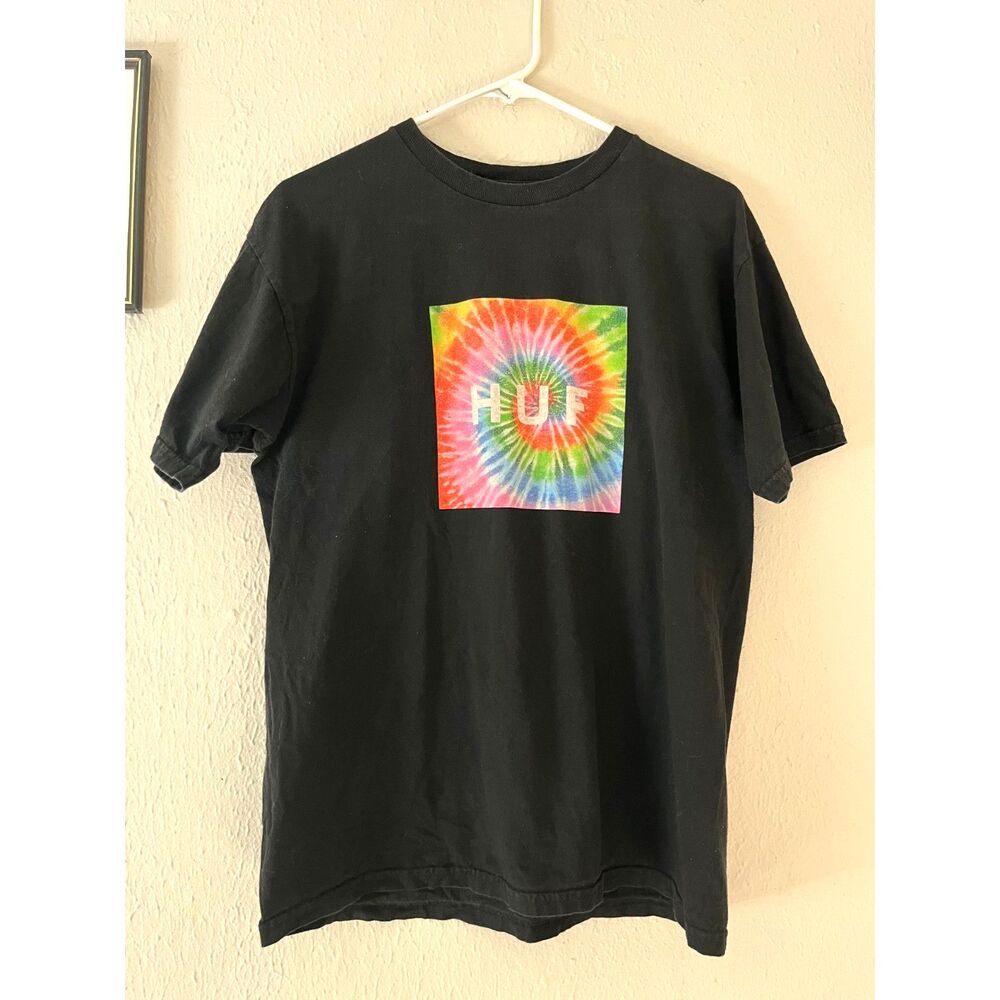 Short sleeved T; HUF tie-die; 100% Cotton